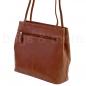 Preview: Leder Shopper Damen Handtasche Tasche 39003