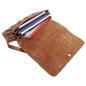 Preview: Damen Umhängetasche Handtasche Leder Schultertasche 5584