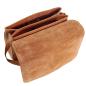 Preview: Damen Umhängetasche Handtasche Leder Schultertasche 5586