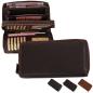 Preview: Große Damen Clutch Geldbörse Leder Damenbörse Geldbeutel Portemonnaie 70594