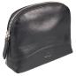 Preview: Kosmetiktasche Echt Leder Kosmetiketui Schminktasche Beauty Tasche 91165