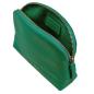 Preview: Kosmetiktasche Echt Leder Kosmetiketui Schminktasche Beauty Tasche 91165