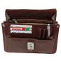 Preview: geräumige Herren Handgelenktasche Leder Gelenktasche Herrentasche 405