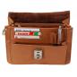 Preview: geräumige Herren Handgelenktasche Leder Gelenktasche Herrentasche 405