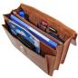 Preview: kleine Aktentasche Leder Aktenmappe BR14