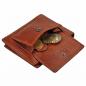 Preview: Herren Geldbörse Leder Dollarclip mit Münzfach Geldbeutel Geldclip 16749
