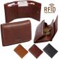 Preview: Börse RFID- Schutz Geldbeutel Leder Geldbörse Portemmonaie 95252