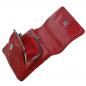 Preview: Damenbörse Echt Leder Damen Geldbörse Knipsbörse Bügelbörse Geldbeutel 62584