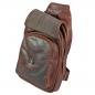 Preview: Bodybag Leder Schulterrucksack Rucksack Crossover Bag Damen Herren Tasche 61923
