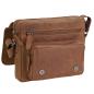 Preview: Branco Umhängetasche Leder Schultertasche Messenger Bag 44203