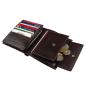 Preview: Luxus Herren Geldbörse Leder Geldbeutel Portemonnaie Brieftasche 97627