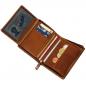 Preview: Herren Reißverschluss Geldbörse Leder Herrenbörse Portemonnaie Geldbeutel 35009