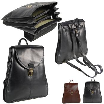 Damen City Rucksack Leder Damenrucksack Matchsack 38096