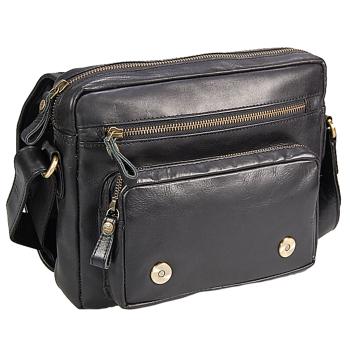 Umhängetasche Leder Schultertasche Messenger Bag 38203