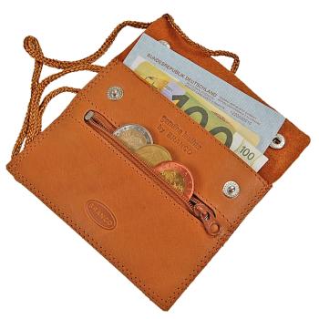 kleiner Leder Brustbeutel Brusttasche Security Wallet 420
