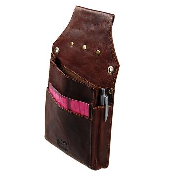 Kellnertasche Leder Holster Halfter Kassierertasche für PDA 79437