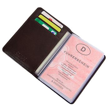 Ausweisetui Leder Ausweismappe Ausweishülle Etui 8784