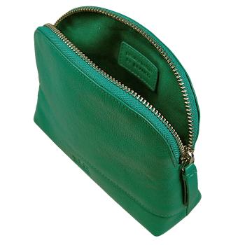 Kosmetiktasche Echt Leder Kosmetiketui Schminktasche Beauty Tasche 91165