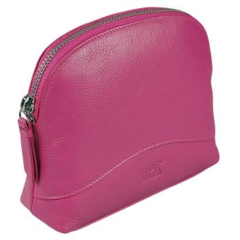 Kosmetiktasche Echt Leder Kosmetiketui Schminktasche Beauty Tasche 91165