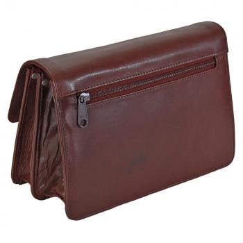 geräumige Herren Handgelenktasche Leder Gelenktasche Herrentasche 405