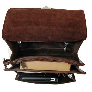 geräumige Herren Handgelenktasche Leder Gelenktasche Herrentasche 405