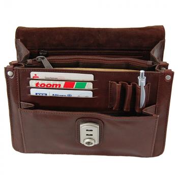 geräumige Herren Handgelenktasche Leder Gelenktasche Herrentasche 405