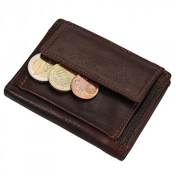 Kleine handliche Geldbörse Leder Gelbeutel für Damen oder Herren 16907