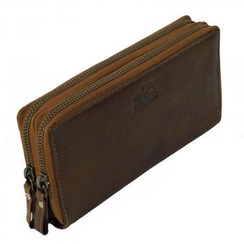 extra große Damen Geldbörse Leder Damenbörse Portemonnaie Geldbeutel 79594