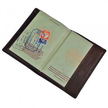 Reisepasshülle Leder praktisches Reisepass Etui Schutzhülle 79753