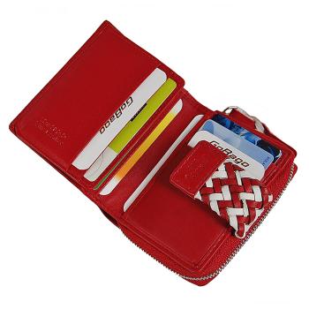 Damen Geldbörse Echt Leder Geldbeutel Portemonnaie RFID Damenbörse 56669