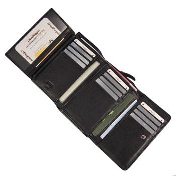 Damen Geldbörse Leder Portemonnaie Damenbörse RFID Schutz Geldbeutel Börse 95372