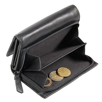 Damen Geldbörse Leder Portemonnaie Damenbörse RFID Schutz Geldbeutel Börse 95372