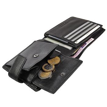 Herren Geldbörse Leder Portemonnaie RFID-Schutz Geldbeutel 95395