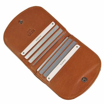 Damen Geldbörse Leder Portemonnaie RFID Schutz Geldbeutel Damenbörse Börse 95605