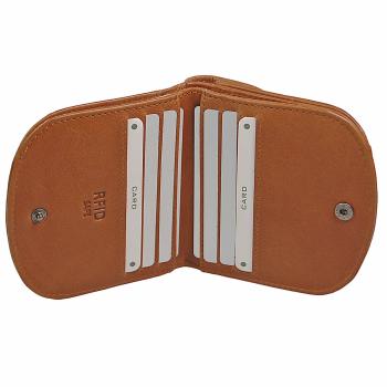 Damen Geldbörse Leder Portemonnaie RFID Schutz Geldbeutel Damenbörse Börse 95605