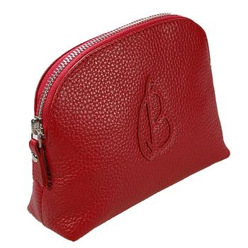Kosmetiktasche Echt Leder Kosmetiketui Schminktasche Beauty Tasche