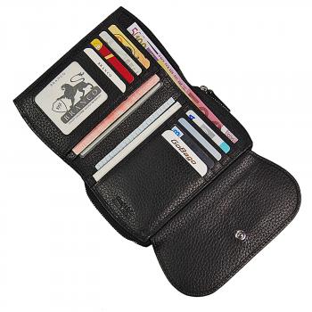 Damen Geldbörse Leder Damenbörse Portemonnaie Geldbeutel mit RFID Schutz 62555