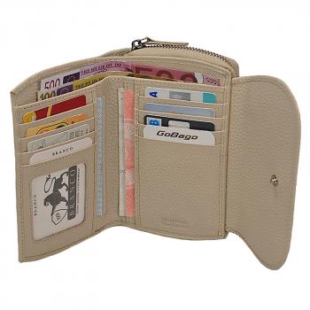 Damen Geldbörse Leder Damenbörse Portemonnaie Geldbeutel mit RFID Schutz 62555