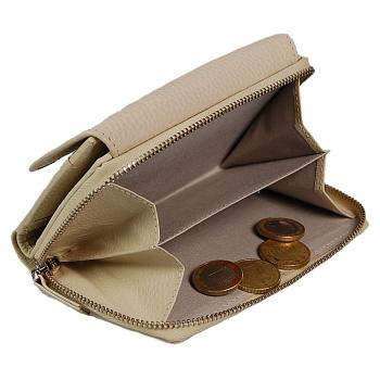 Damen Geldbörse Leder Damenbörse Portemonnaie Geldbeutel mit RFID Schutz 62555