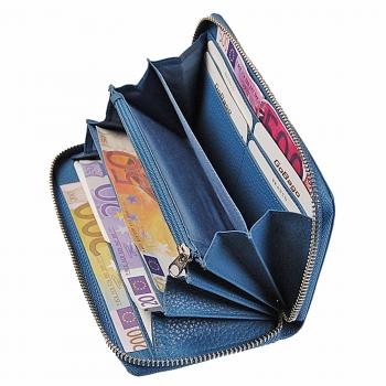 Damen Geldbörse Leder Portemonnaie Geldbeutel Damenbörse mit RFID-Schutz 62593