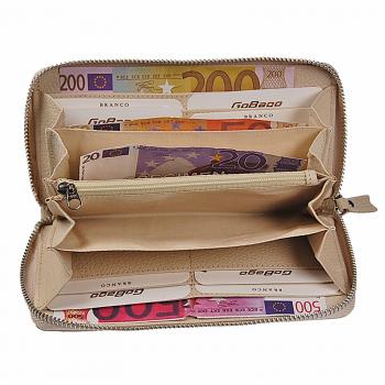 Damen Geldbörse Leder Portemonnaie Geldbeutel Damenbörse mit RFID-Schutz 62593