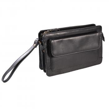 Herren Handgelenktasche Leder Herrentasche Gelenktasche Business 38495