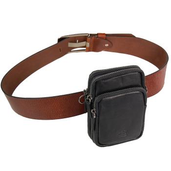 Gürteltasche Leder Hüfttasche Bauchtasche Schultertasche Umhängetasche 61937