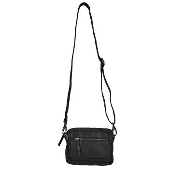 Gürteltasche Leder Hüfttasche Bauchtasche Umhängetasche Schultertasche Querformat 61938