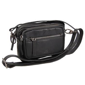 Gürteltasche Leder Hüfttasche Bauchtasche Umhängetasche Schultertasche Querformat 61938