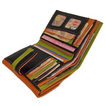 Leder Damen Geldbörse Börse Portemonnaie Geldbeutel 19075