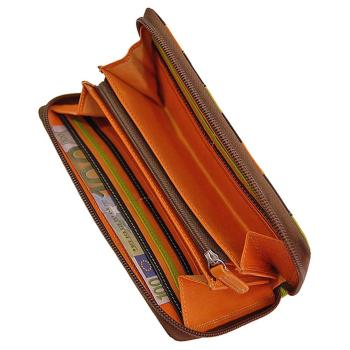 Damen Geldbörse Leder Damenbörse Clutch Geldbörse Börse Portemonnaie 19593