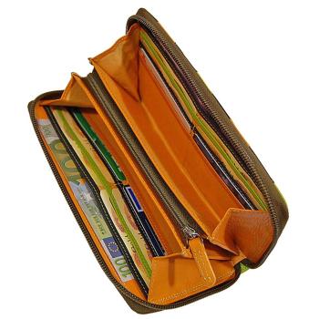 Damen Geldbörse Leder Damenbörse Clutch Geldbörse Börse Portemonnaie 19593