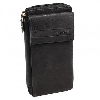 Smartphone Tasche Leder Geldbörse Geldbeutel Umhängetasche Börse 47055