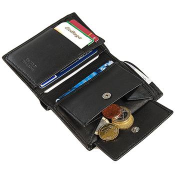 Herren Geldbörse Echtleder Herrenbörse Geldbeutel mit RFID Blocker 60946